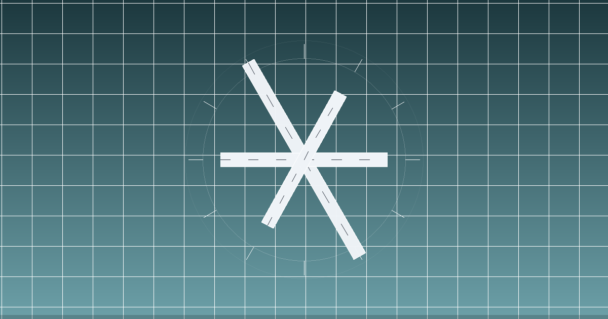 Dauphin Barker Airport（CYDN）の滑走路配置イメージ
