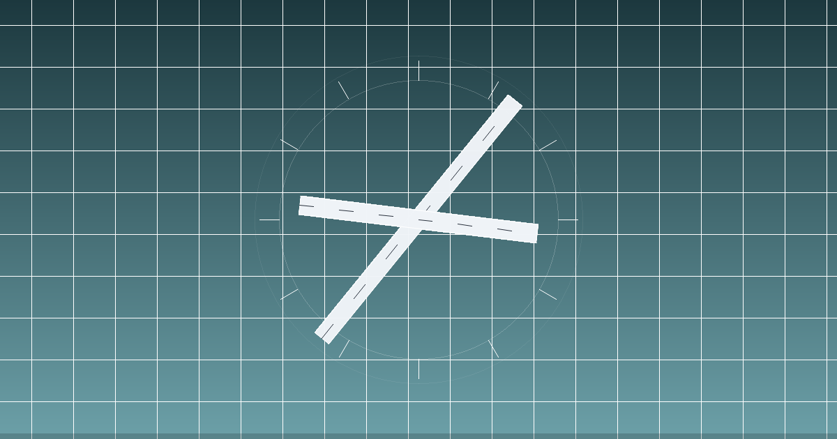 Greater Cumberland Regional Airport（KCBE）の滑走路配置イメージ