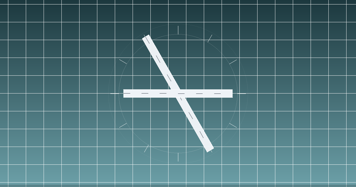 Chippewa County International Airport（KCIU）の滑走路配置イメージ