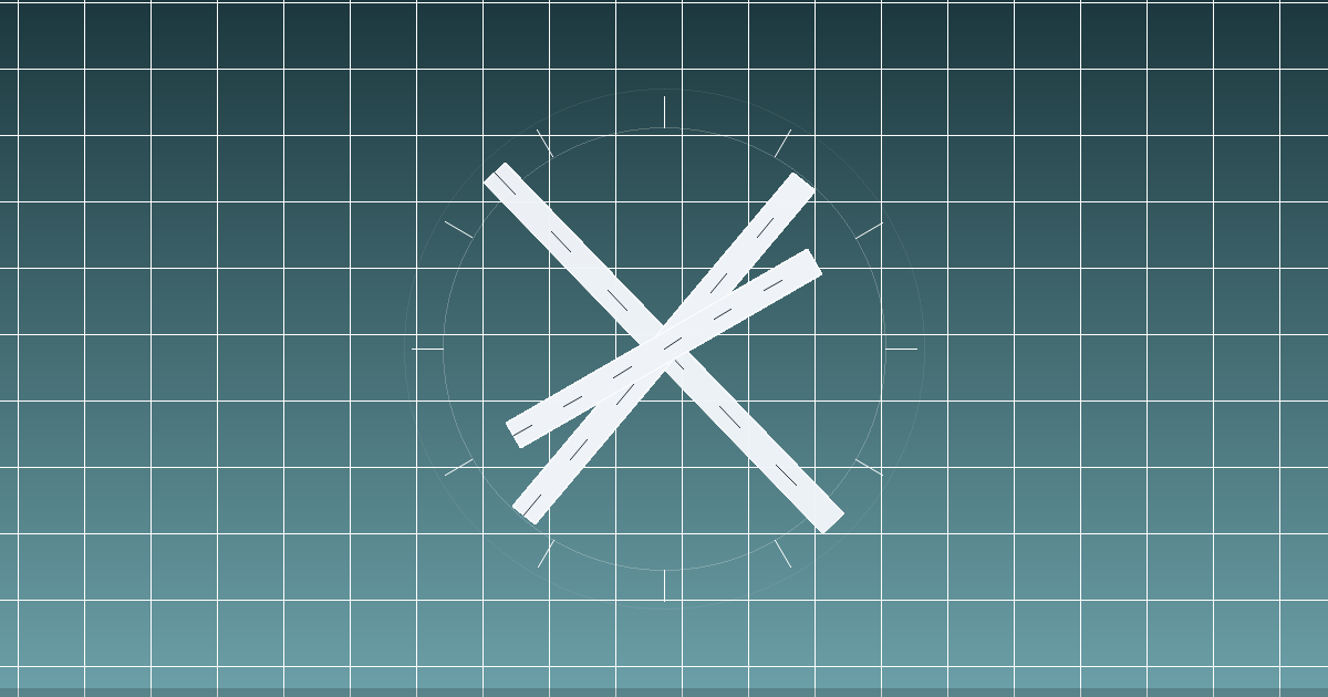 University of Illinois Willard Airport（KCMI）の滑走路配置イメージ