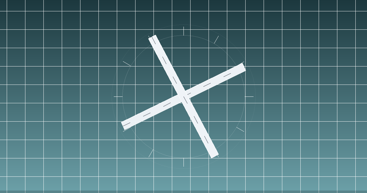 Cut Bank International Airport（KCTB）の滑走路配置イメージ