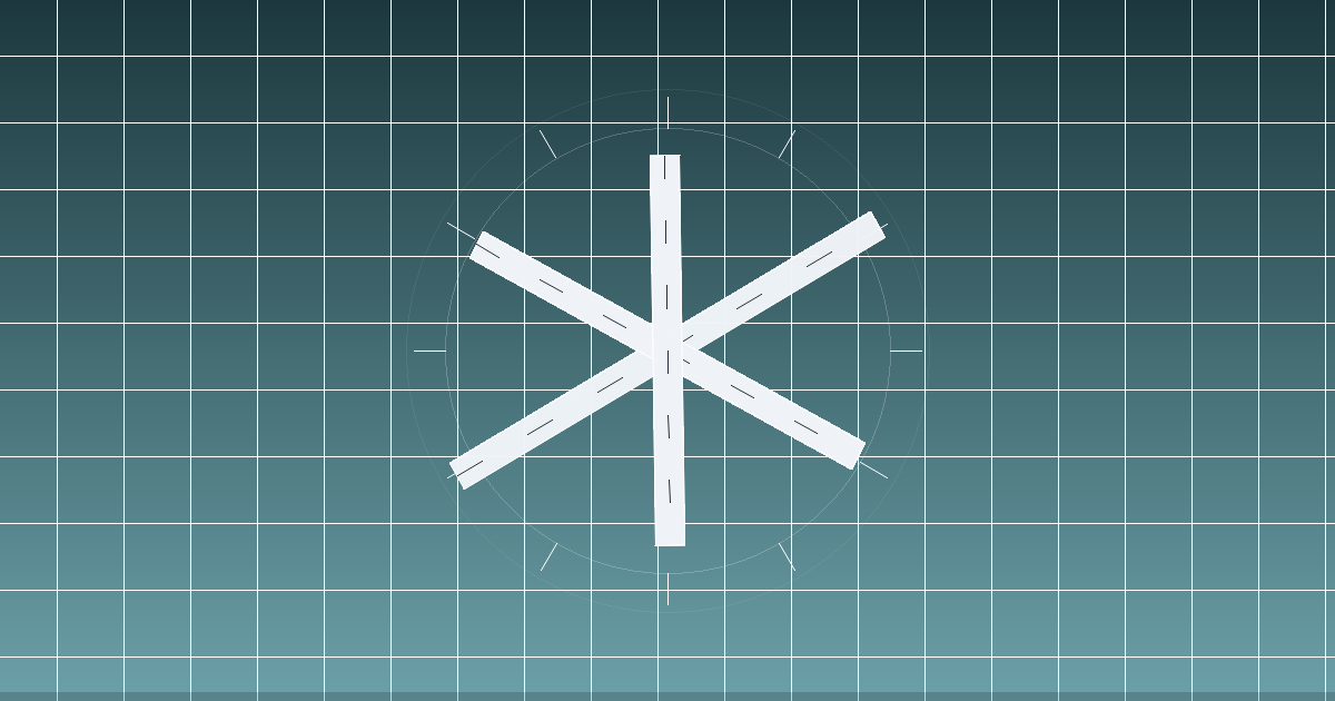 Decatur Airport（KDEC）の滑走路配置イメージ