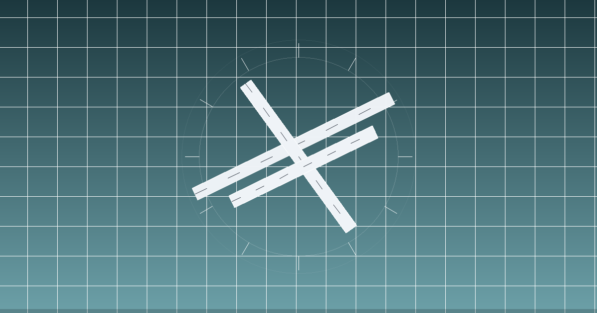 Kenosha Regional Airport（KENW）の滑走路配置イメージ