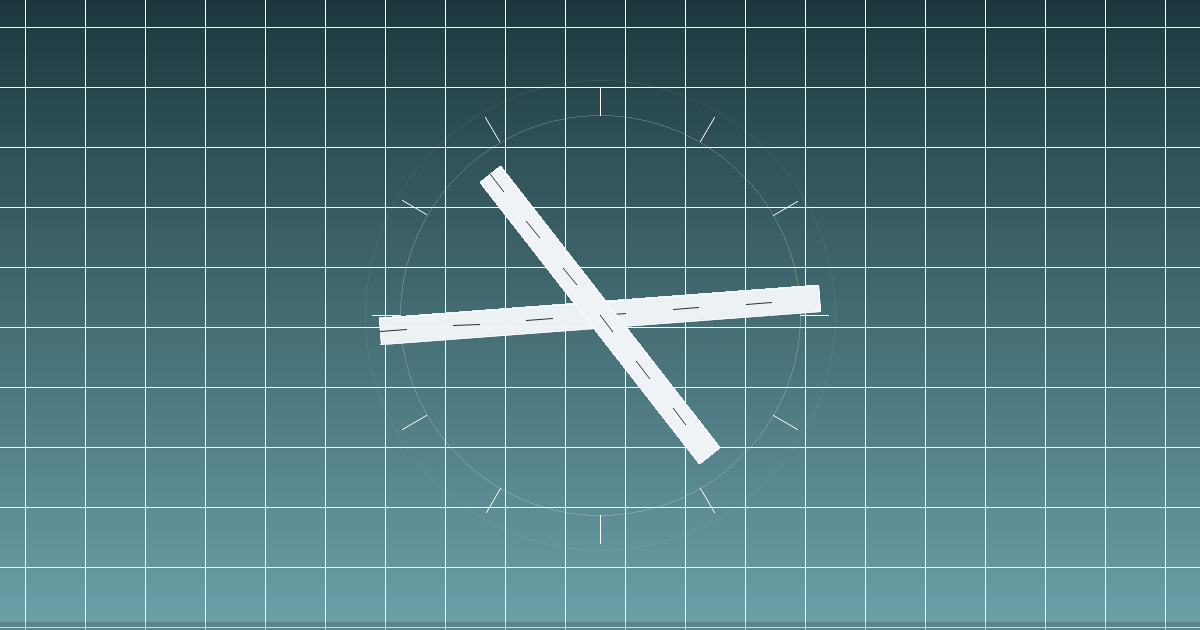 Keokuk Municipal Airport（KEOK）の滑走路配置イメージ