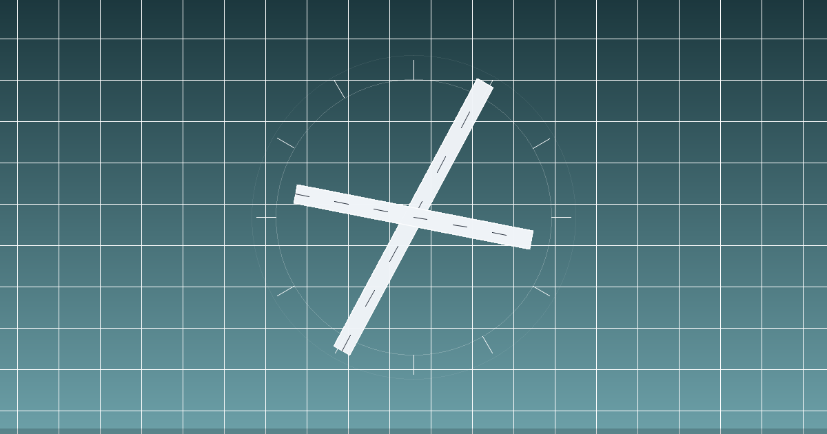Galesburg Municipal Airport（KGBG）の滑走路配置イメージ