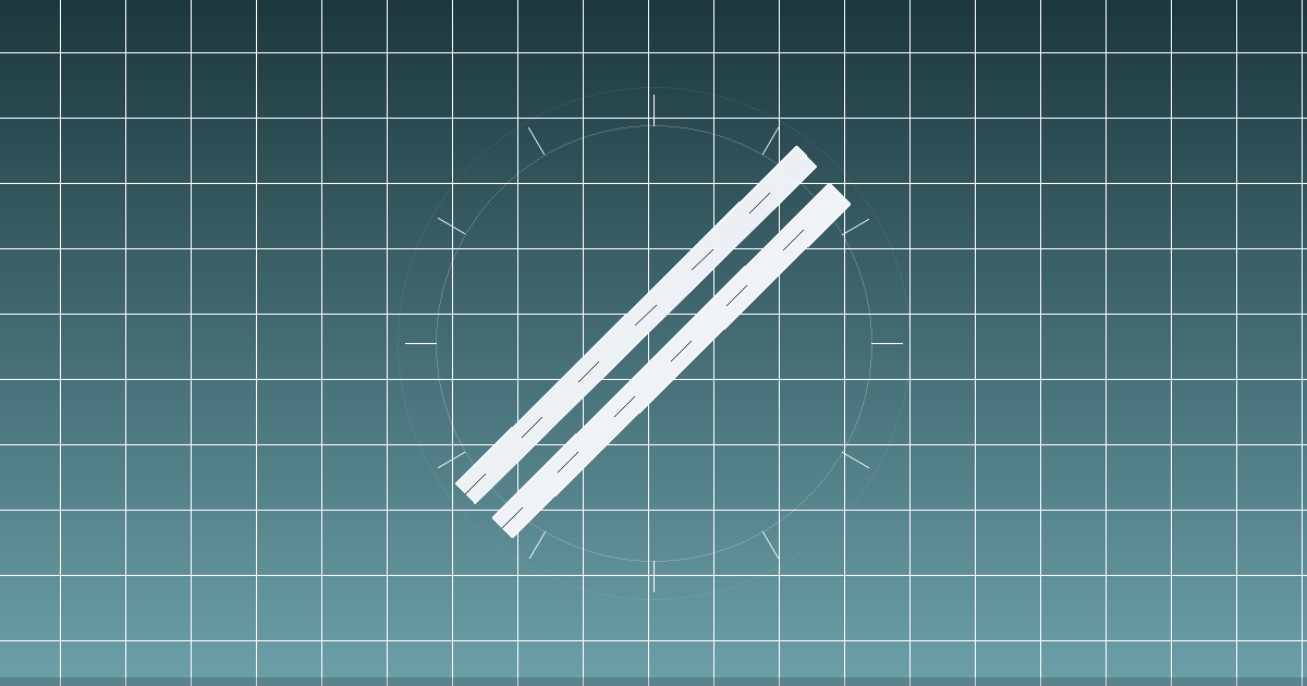 Rickenbacker International Airport（KLCK）の滑走路配置イメージ