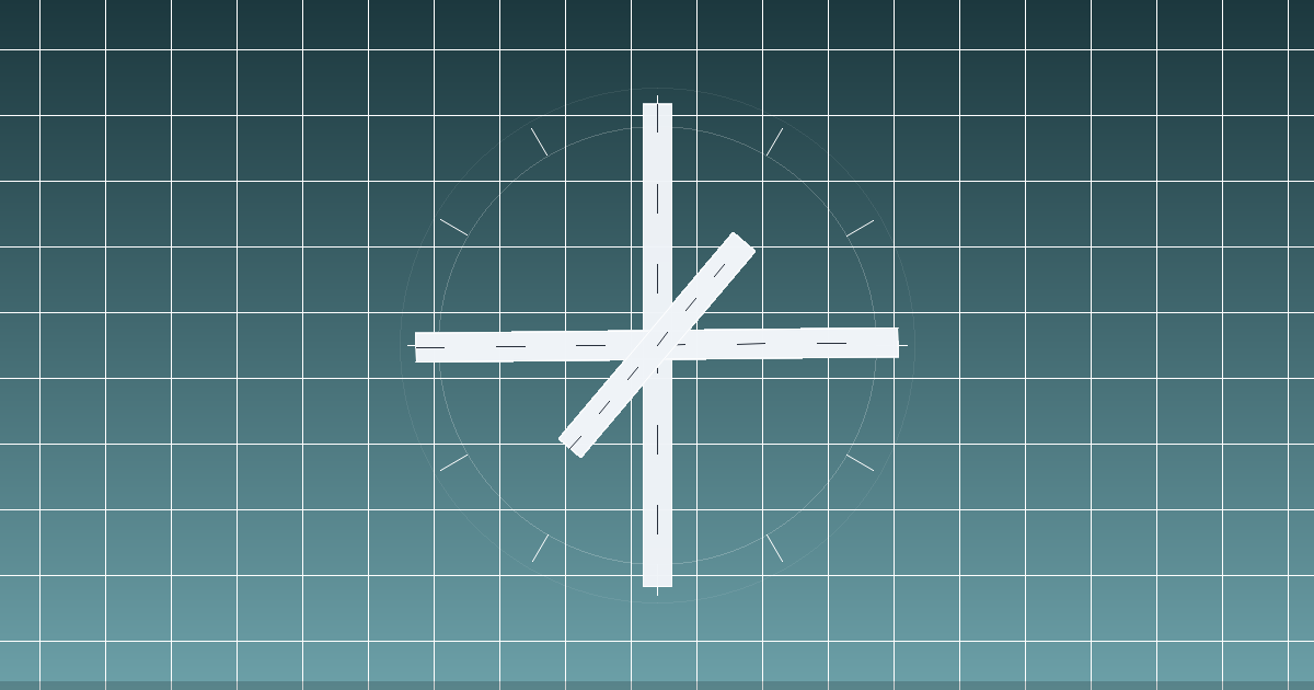 Lawrenceville Vincennes International Airport（KLWV）の滑走路配置イメージ