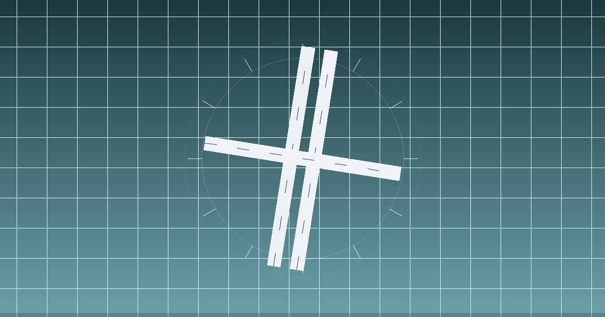 Naval Air Station Meridian / McCain Field（KNMM）の滑走路配置イメージ