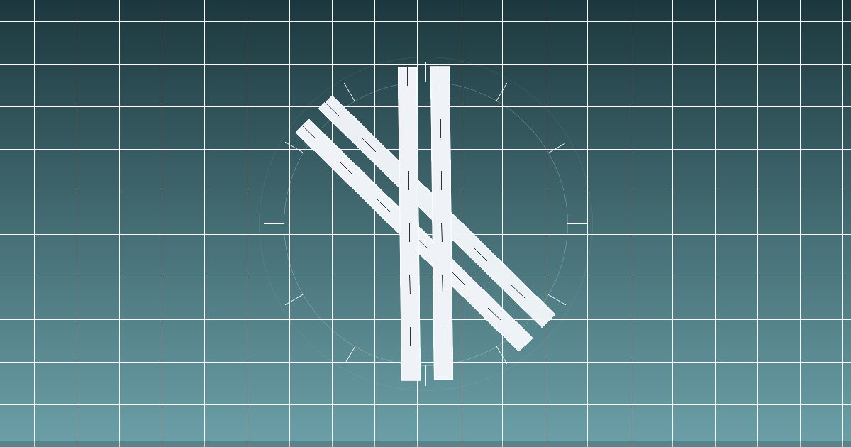 Kingsville Naval Air Station（KNQI）の滑走路配置イメージ