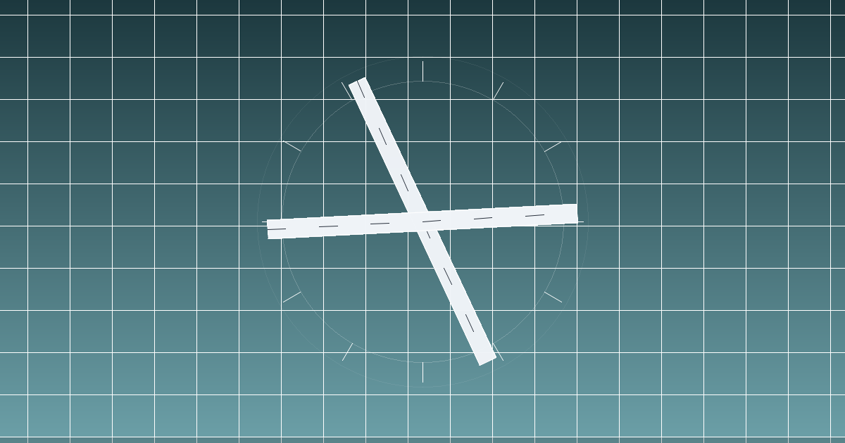 Whidbey Island Naval Air Station (Ault Field)（KNUW）の滑走路配置イメージ