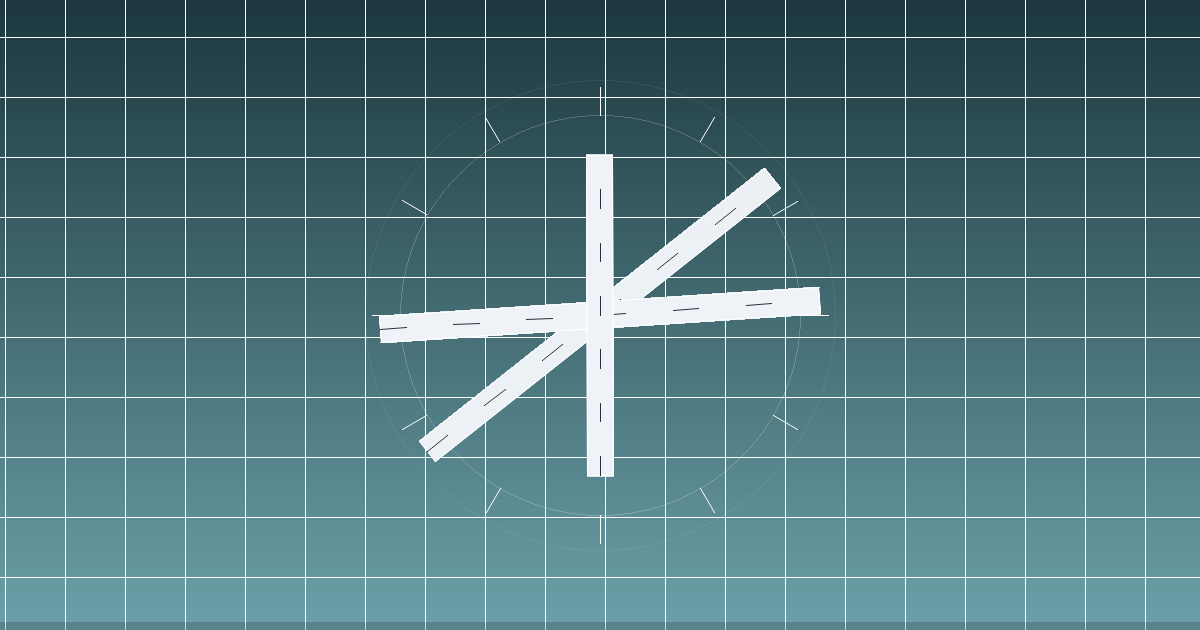Palmdale Regional Airport / USAF Plant 42 Airport（KPMD）の滑走路配置イメージ