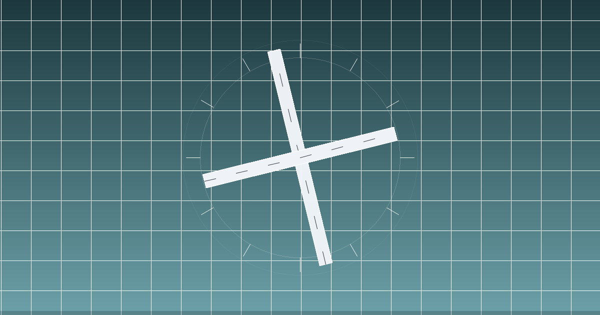 Presque Isle International Airport（KPQI）の滑走路配置イメージ