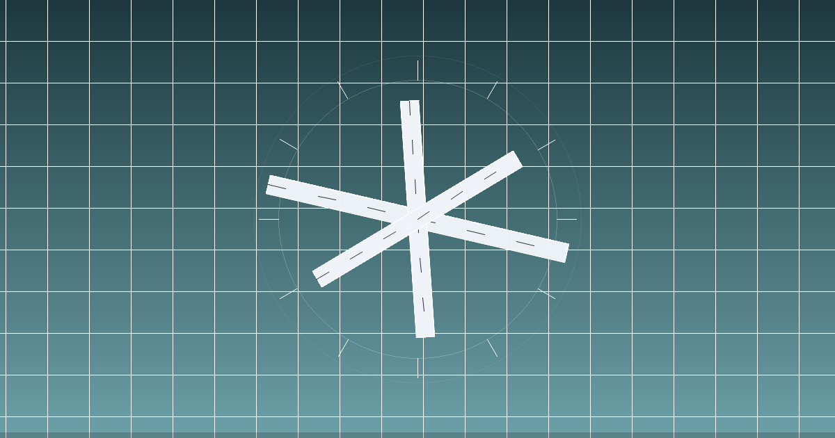 Owosso Community Airport（KRNP）の滑走路配置イメージ