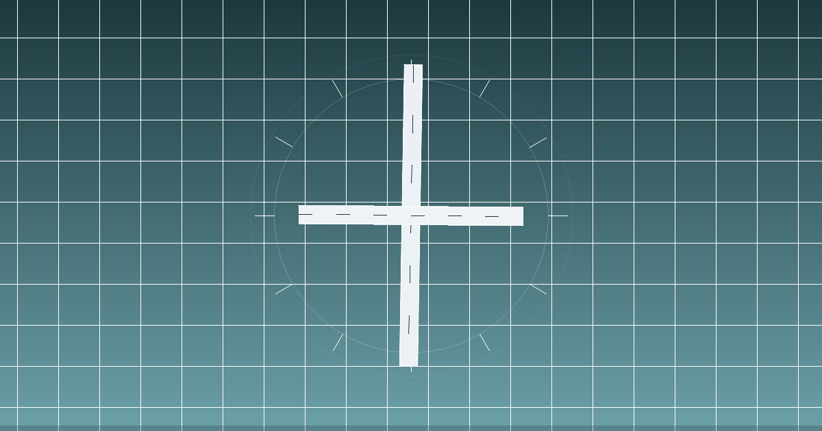 St Charles County Regional Airport/Smartt Field（KSET）の滑走路配置イメージ