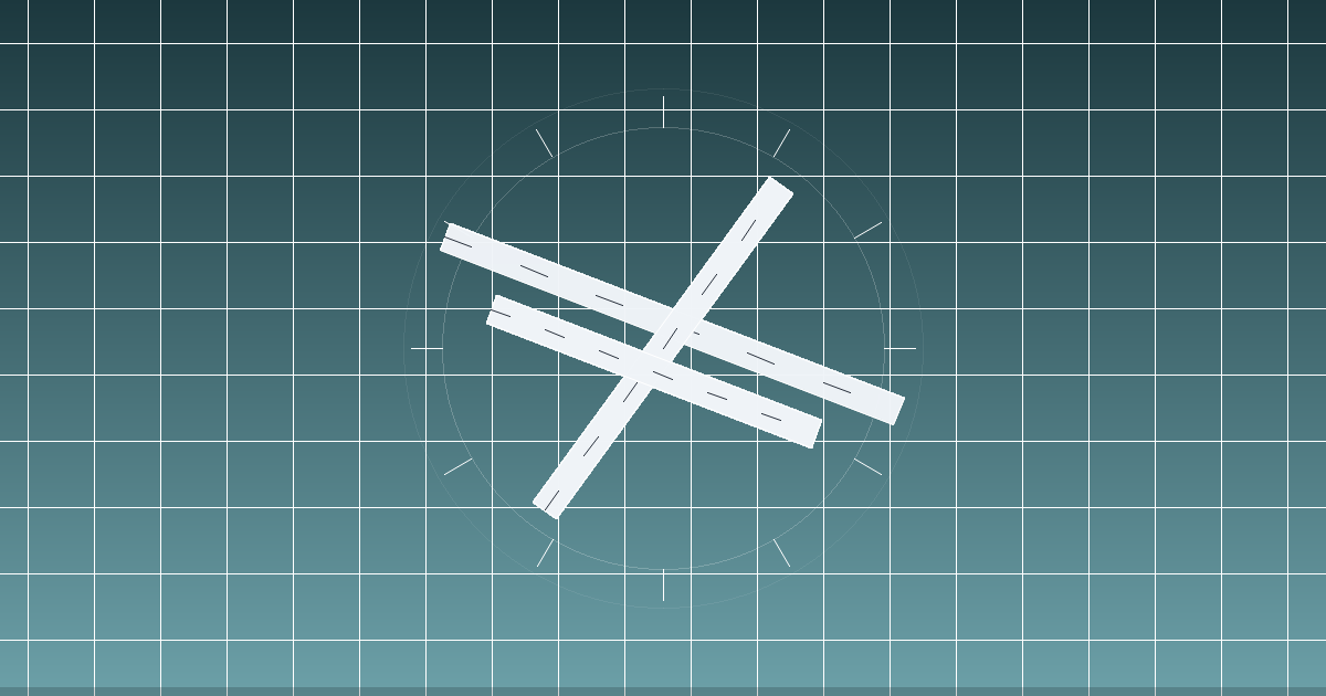 Vero Beach Regional Airport（KVRB）の滑走路配置イメージ