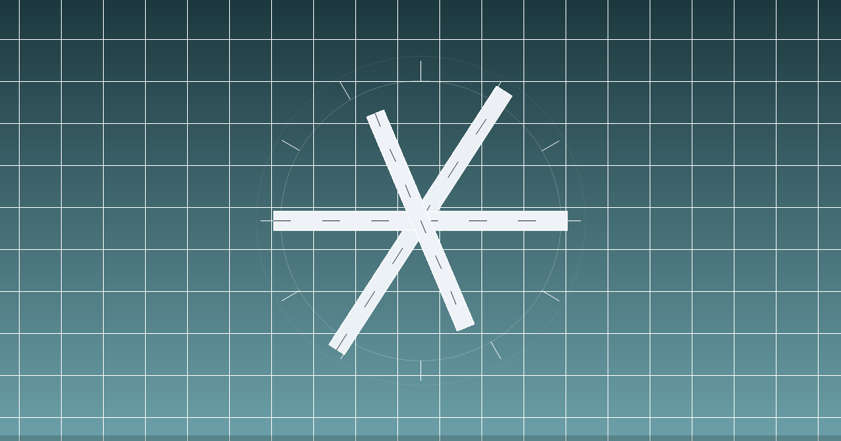 Wallops Flight Facility Airport（KWAL）の滑走路配置イメージ
