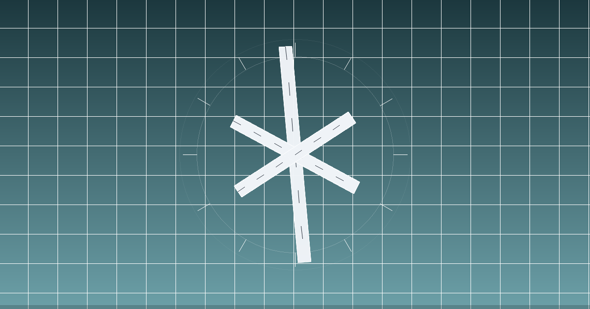 Worland Municipal Airport（KWRL）の滑走路配置イメージ