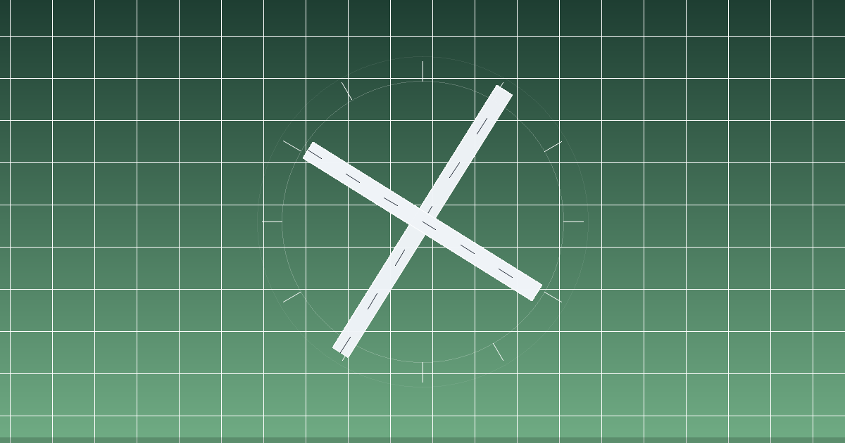 Del Norte International Airport（MMAN）の滑走路配置イメージ