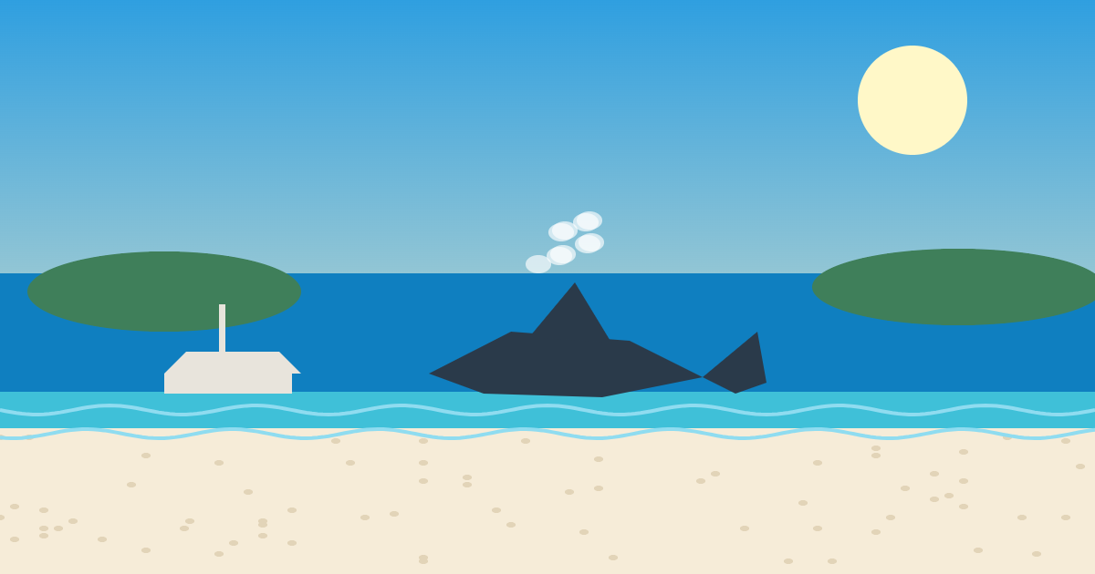 小笠原・父島の風景イラスト